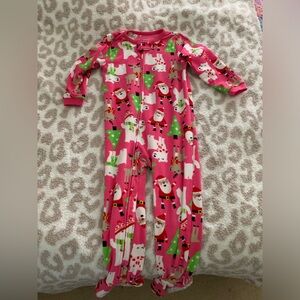 Girls footie pajamas
